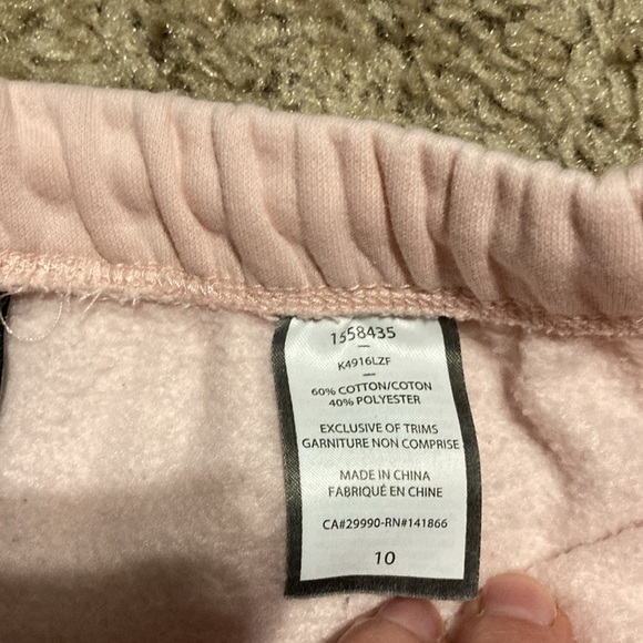 Lazypants pink joggers with three birds on the side. - Picture 6 of 7